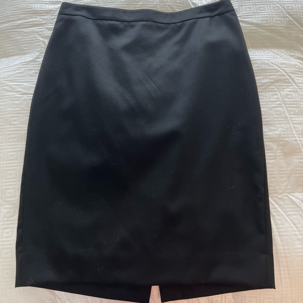 J Crew Black No. 2 Pencil Skirt